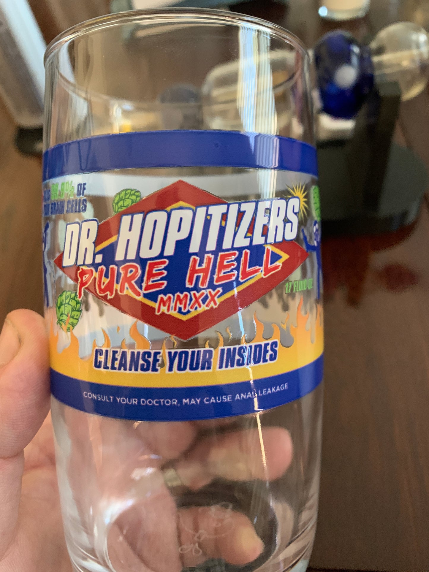 Dr Hopitizers Pure Hell MMXX Glassware