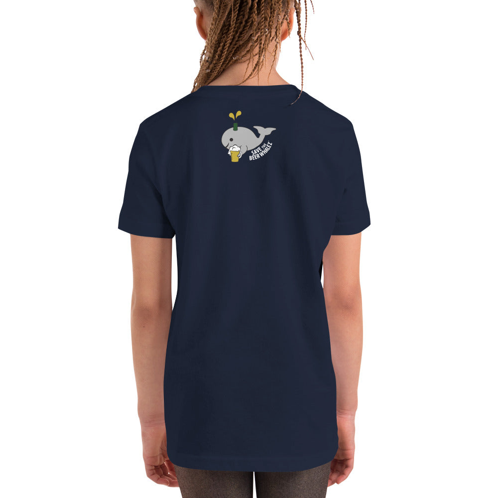 Save the Beer Whalez Youth Short Sleeve T-Shirt