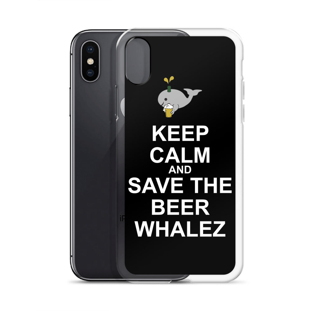 Keep Calm and Save the Beer Whalez iPhone Case