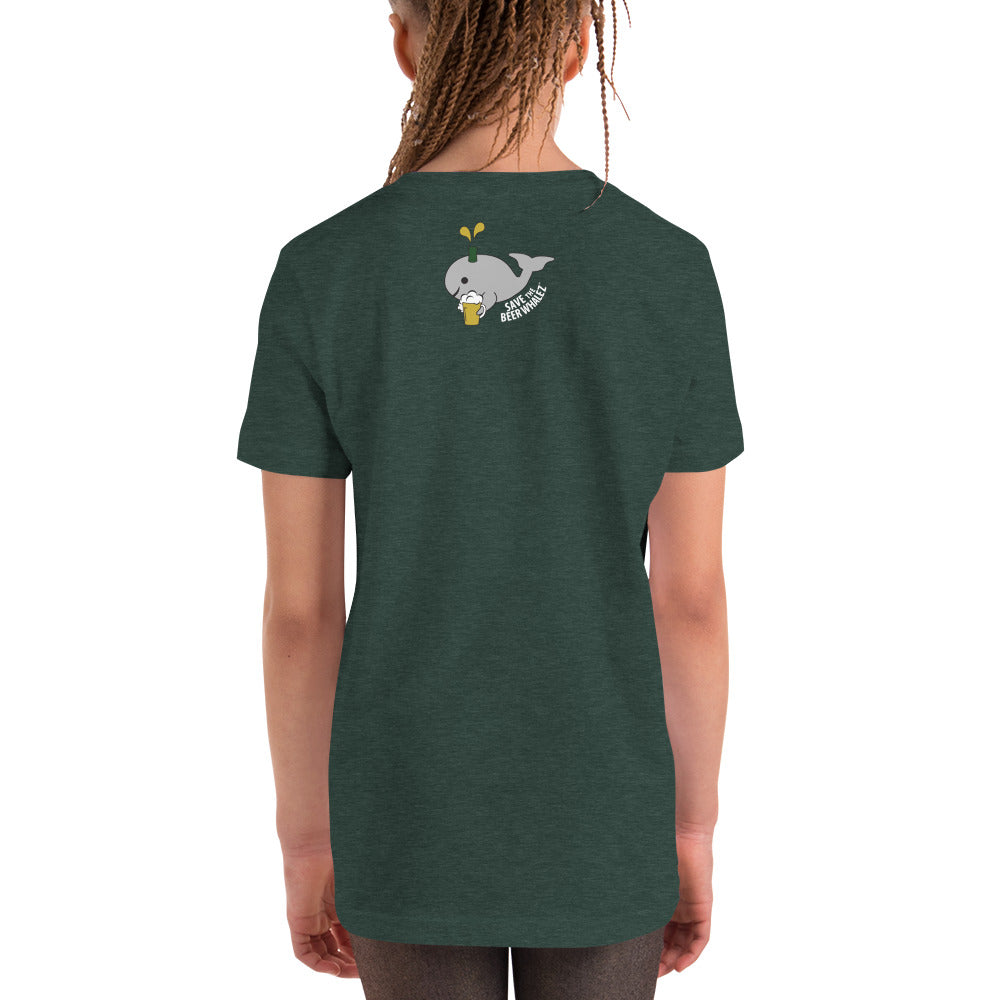 Save the Beer Whalez Youth Short Sleeve T-Shirt