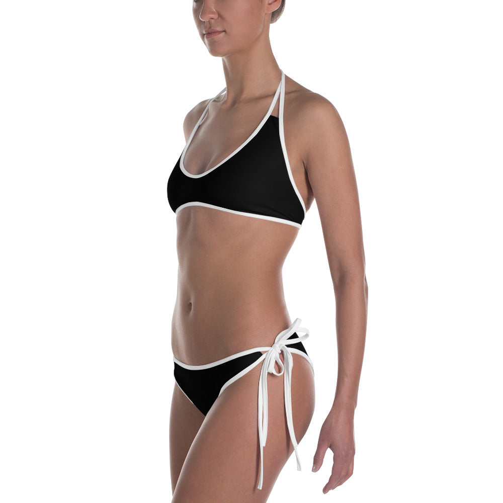 Save the Beer Whalez Black Bikini