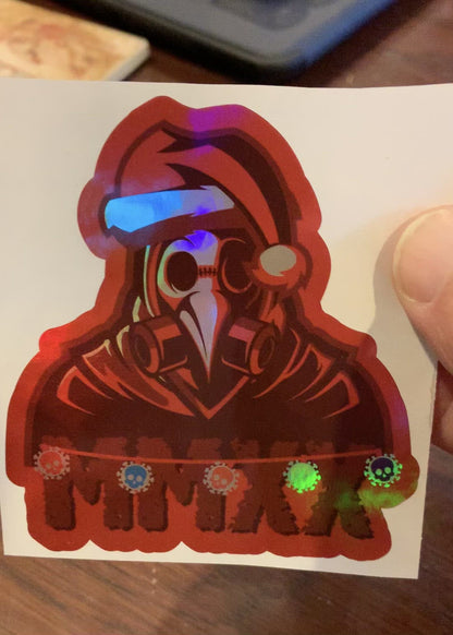 MMXX XMAS Plague Doctor Stickers