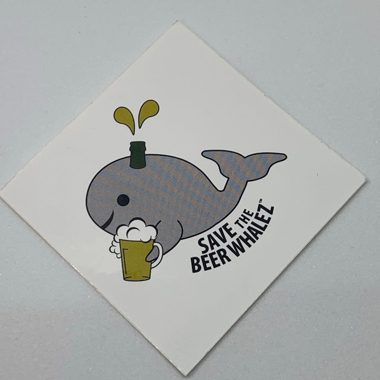 Save the Beer Whalez Logo Sticker