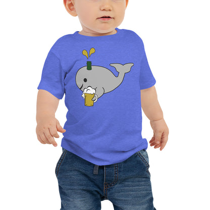 Save the Beer Whalez Black & Blue Baby Jersey Short Sleeve Tees