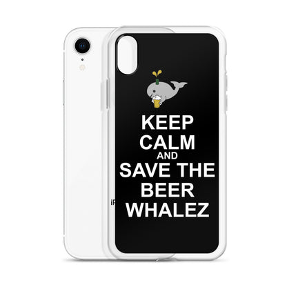 Keep Calm and Save the Beer Whalez iPhone Case