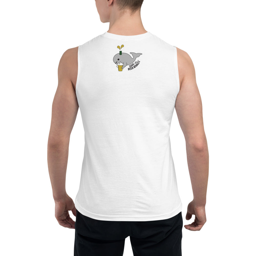 Save the Beer Whalez Light Color Muscle Shirts