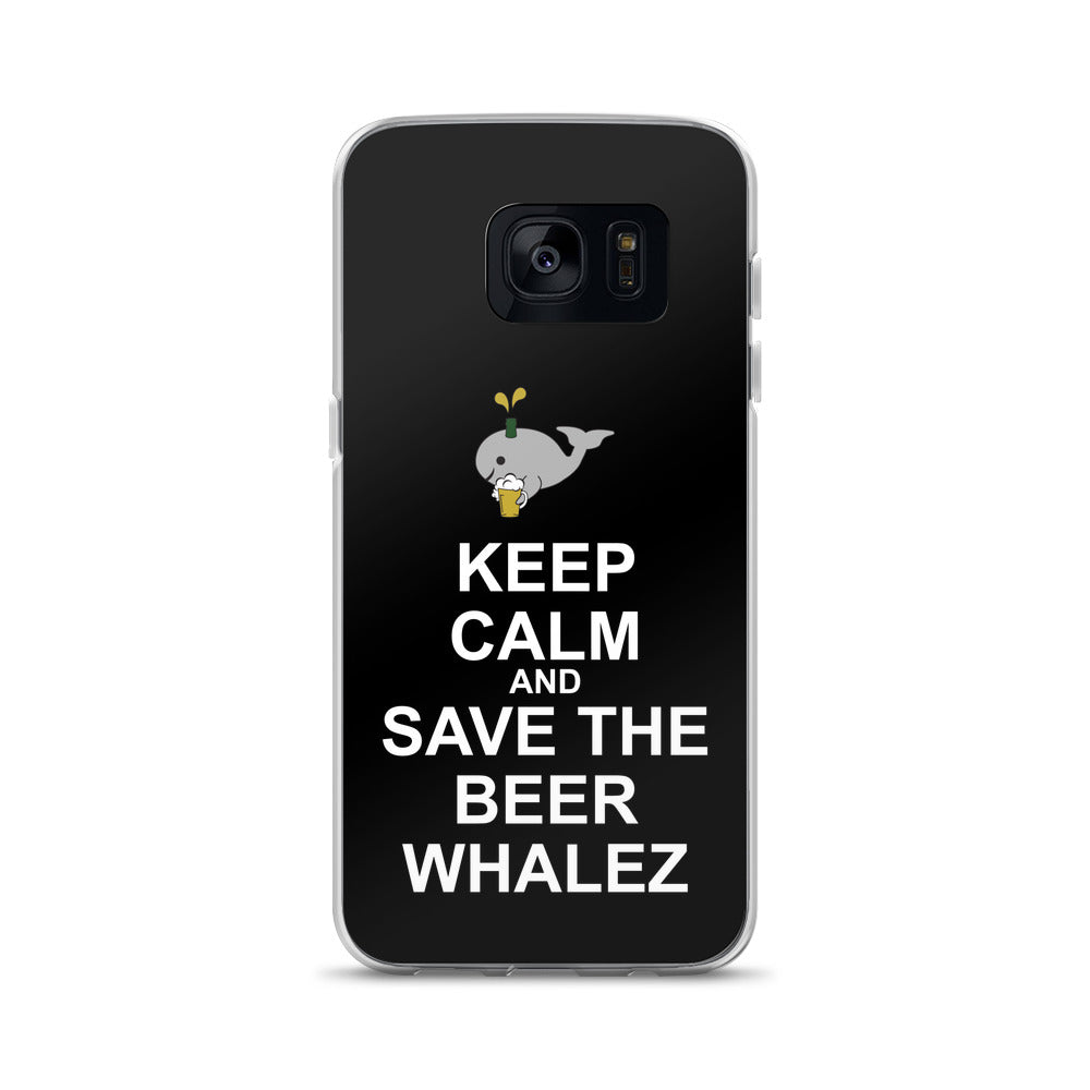 Keep Calm and Save the Beer Whalez Samsung Case