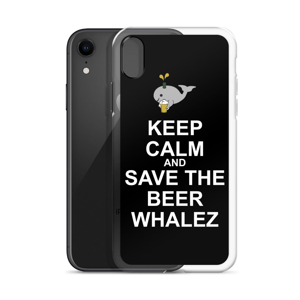 Keep Calm and Save the Beer Whalez iPhone Case