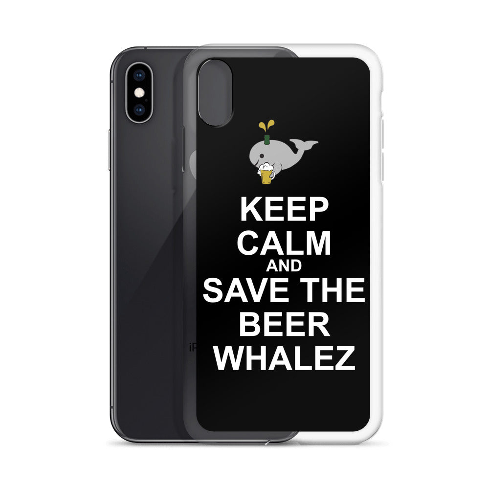 Keep Calm and Save the Beer Whalez iPhone Case