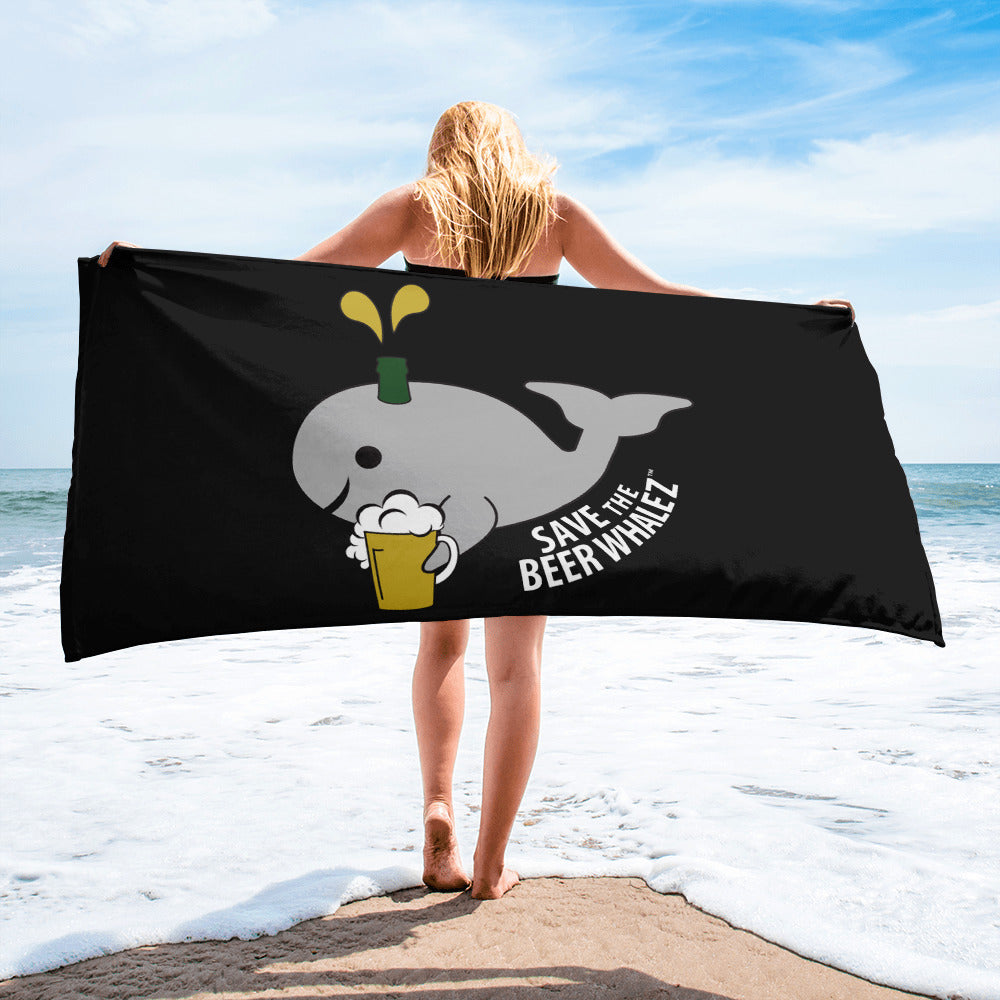 Save the Beer Whalez Towel