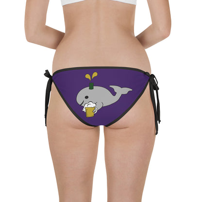 Save the Beer Whalez Violet Bikini Bottom