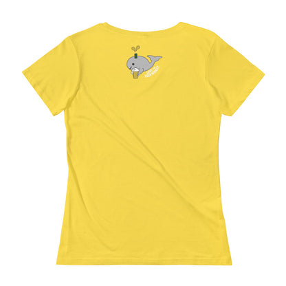 Save the Beer Whalez Ladies' Scoopneck T-Shirt