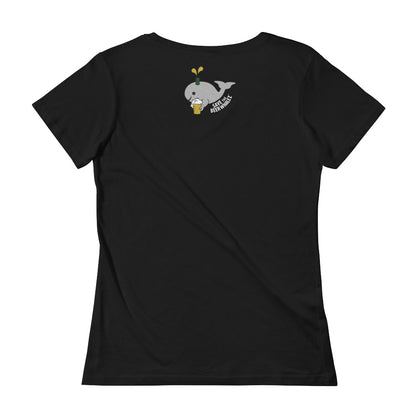 Save the Beer Whalez Ladies' Scoopneck T-Shirt