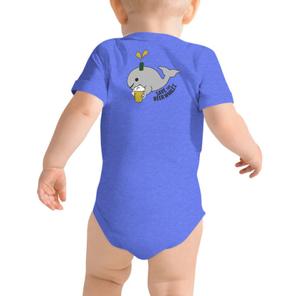 Save the Beer Whalez Light Colored Baby Short Sleeve Onesies