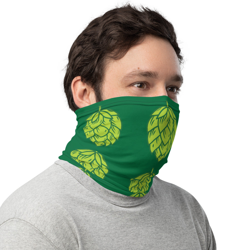 Save the Beer Whalez Hop Neck Gaiter - Green