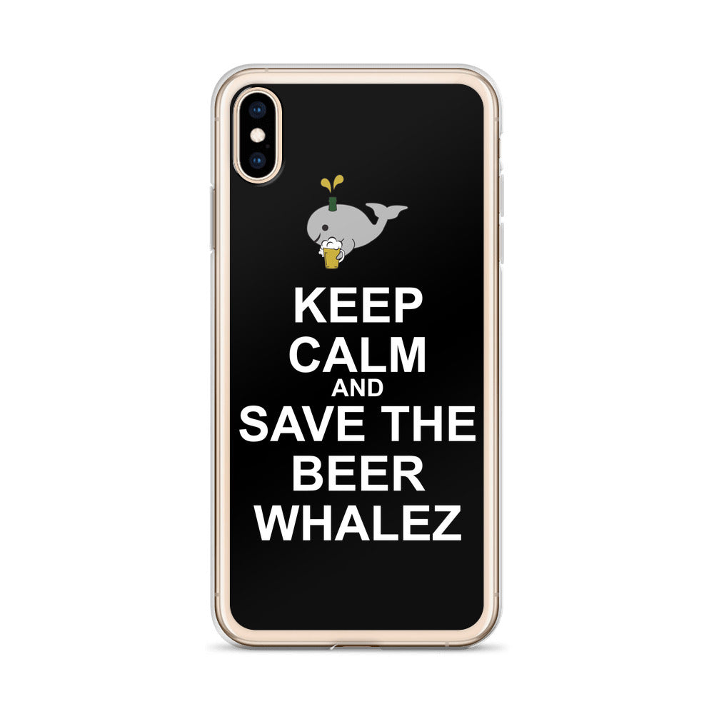 Keep Calm and Save the Beer Whalez iPhone Case