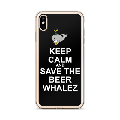 Keep Calm and Save the Beer Whalez iPhone Case