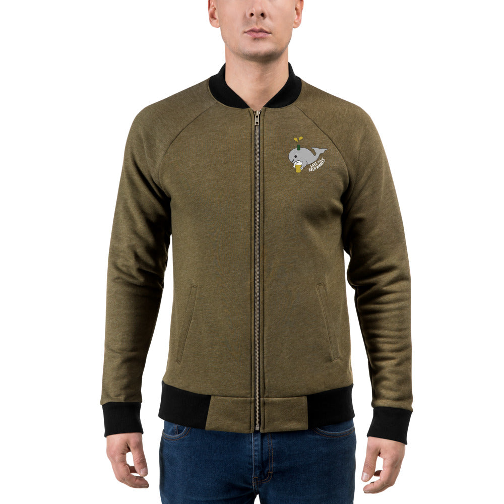 Save the Beer Whalez Bomber Jacket