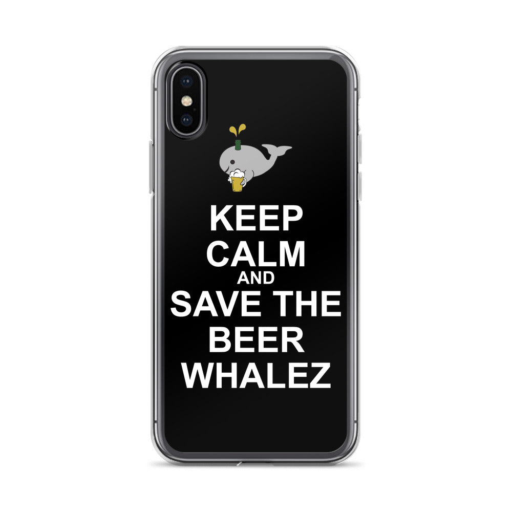 Keep Calm and Save the Beer Whalez iPhone Case