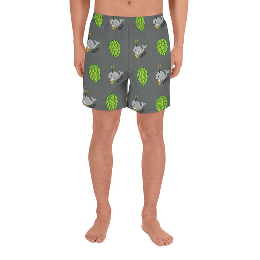 Save The Beer Whalez Men's Athletic Long Shorts