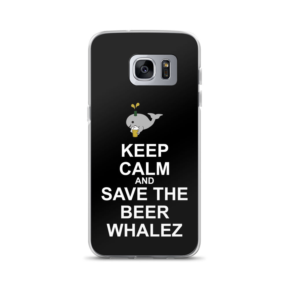 Keep Calm and Save the Beer Whalez Samsung Case