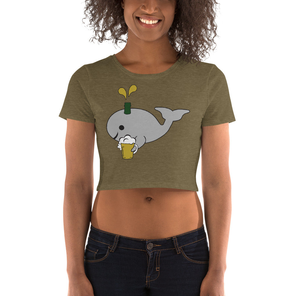 Save the Beer Whalez Women’s Crop Tee