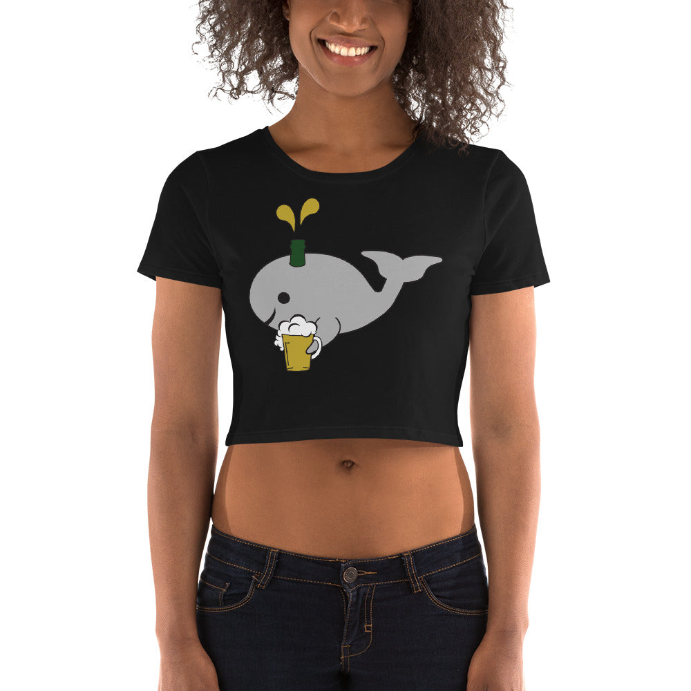 Save the Beer Whalez Women’s Crop Tee