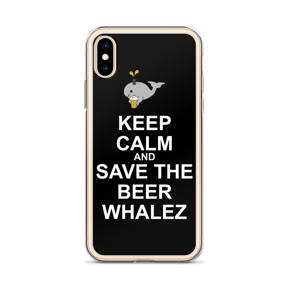 Keep Calm and Save the Beer Whalez iPhone Case