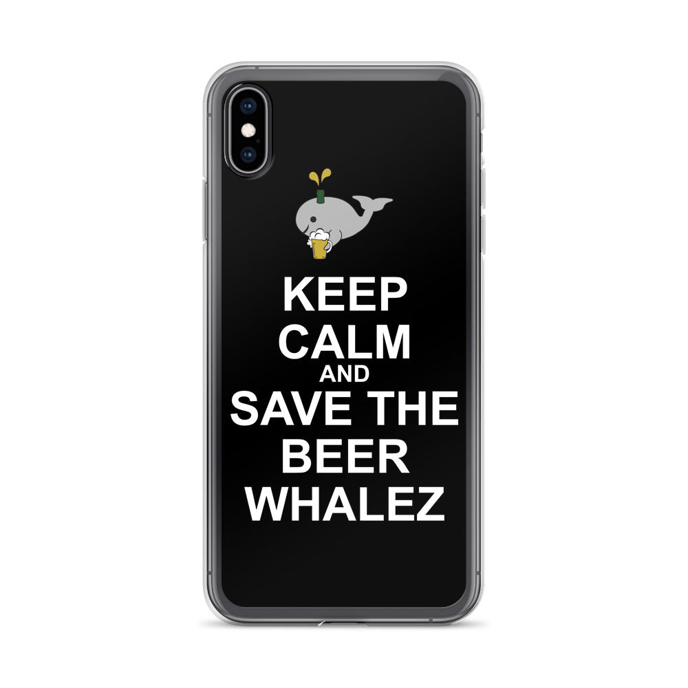 Keep Calm and Save the Beer Whalez iPhone Case