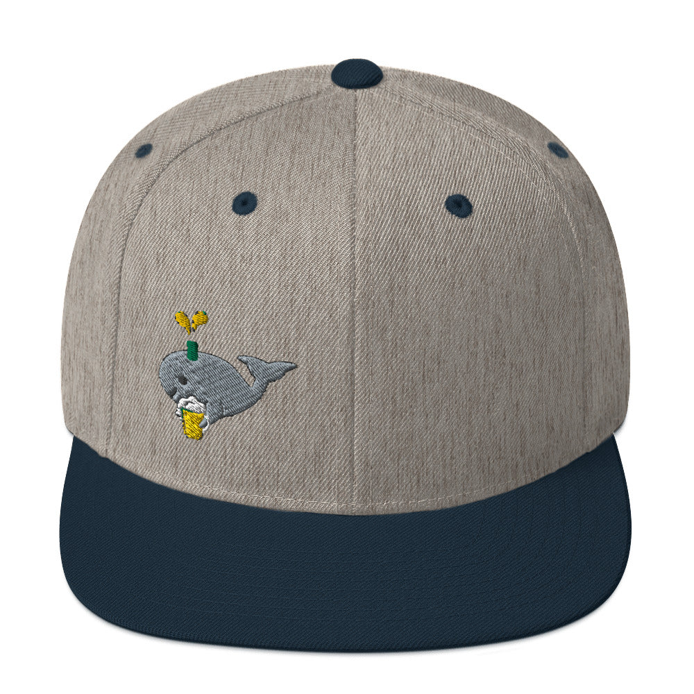 Save the Beer Whalez Snapback Hat