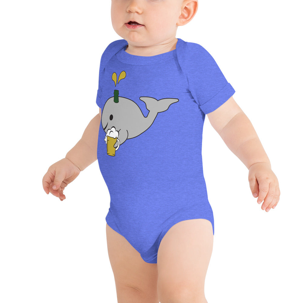 Save the Beer Whalez Light Colored Baby Short Sleeve Onesies