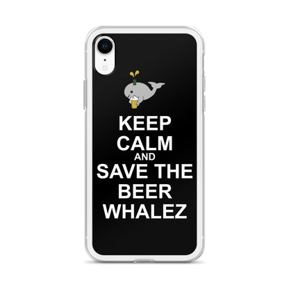 Keep Calm and Save the Beer Whalez iPhone Case