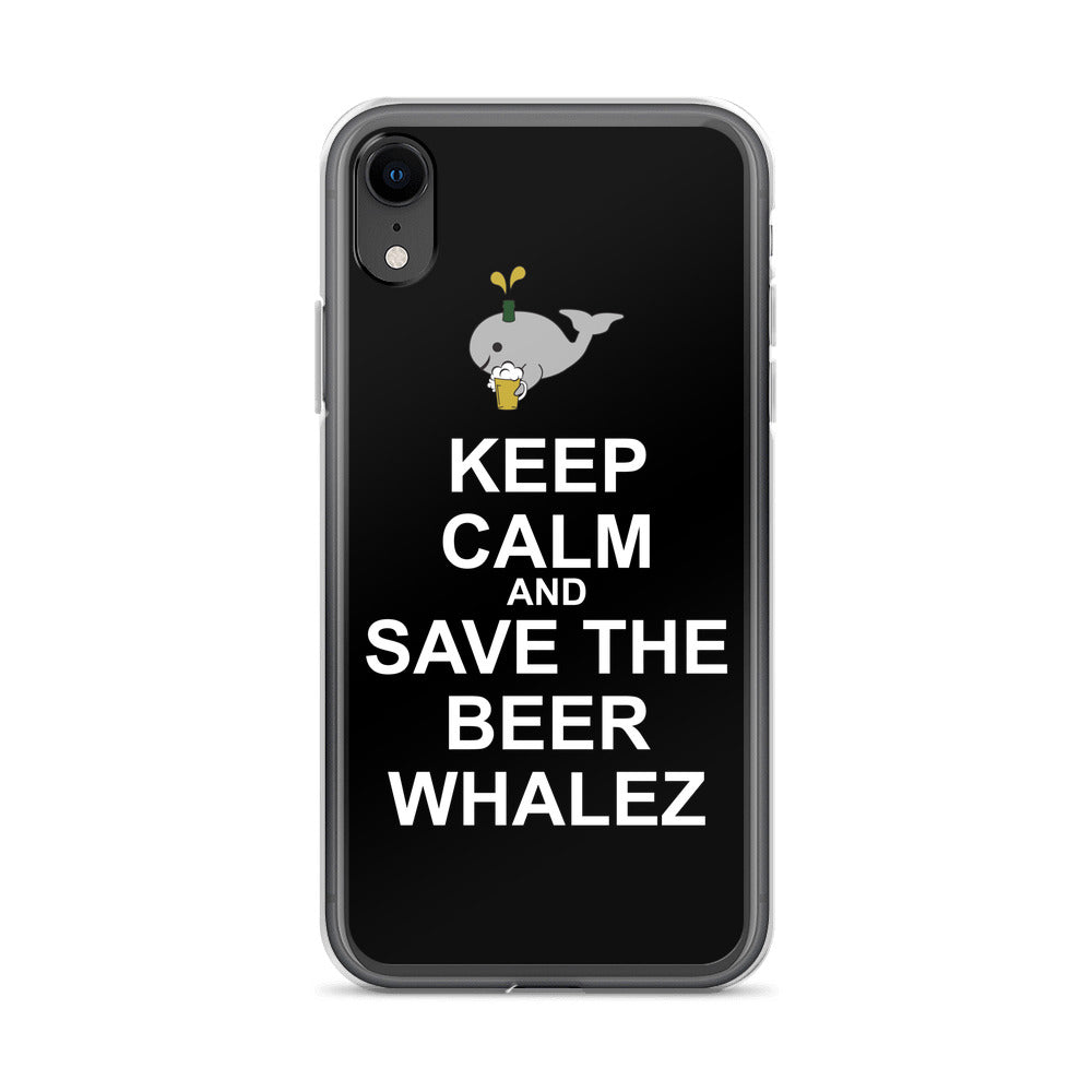 Keep Calm and Save the Beer Whalez iPhone Case