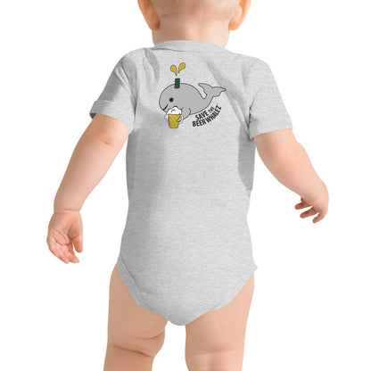 Save the Beer Whalez Light Colored Baby Short Sleeve Onesies