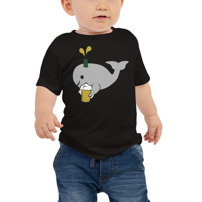 Save the Beer Whalez Black & Blue Baby Jersey Short Sleeve Tees