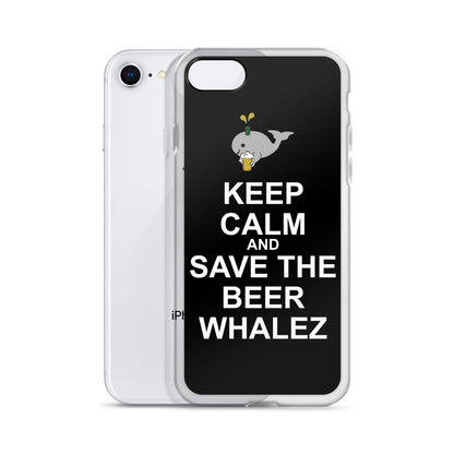 Keep Calm and Save the Beer Whalez iPhone Case